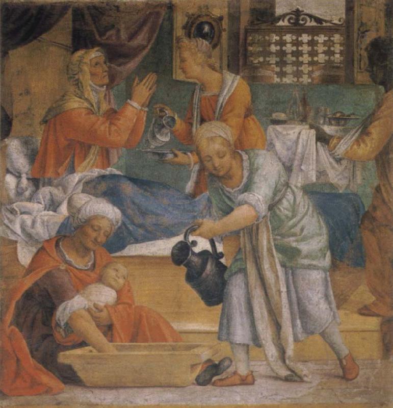 LUINI, Bernardino Birth Maria Sweden oil painting art